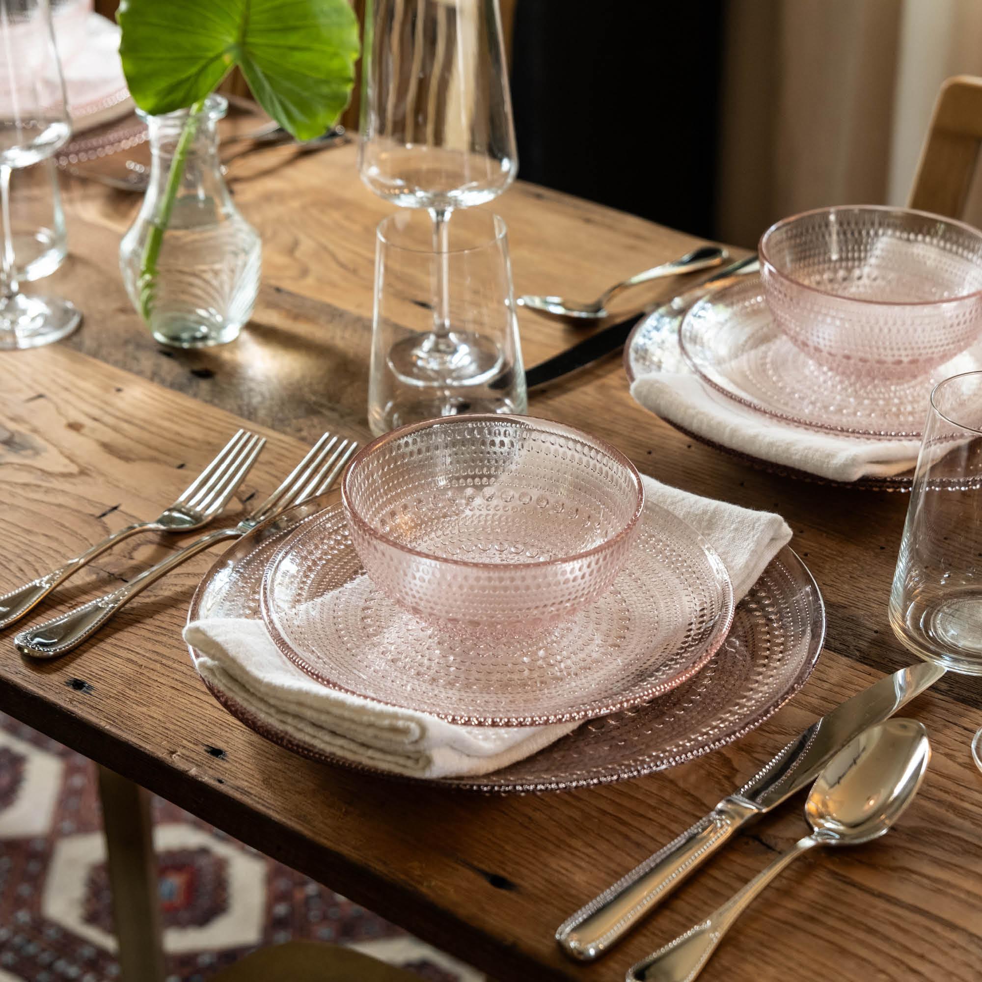 Best-Selling Trendy Vintage Glass Dinnerware: Jupiter Fashion Glass Dinnerware by Fortessa