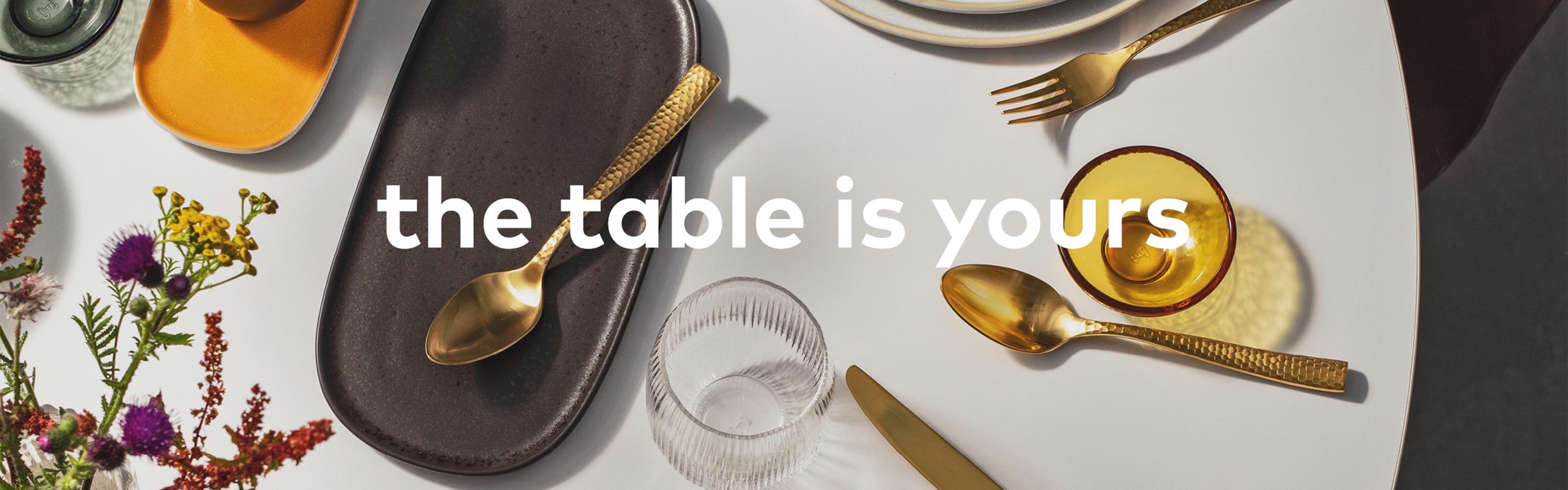 the table is yours